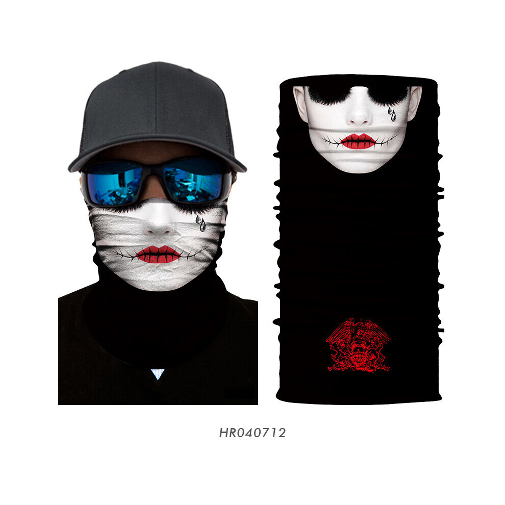 3D Skull Seamless Magic Headband Bandana Summer Breathable Neck Gaiter Face Mask Cover Outdoor Neckerchief Tube Scarf Men Women-image-OPC-PBQQCW6-NEW