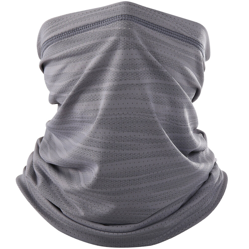Sports Half Face Mask Sunscreen Ice Silk Neck Gaiter Cover Tube Scarves Cycling Fishing Running Hiking Bandana Men Headscarves