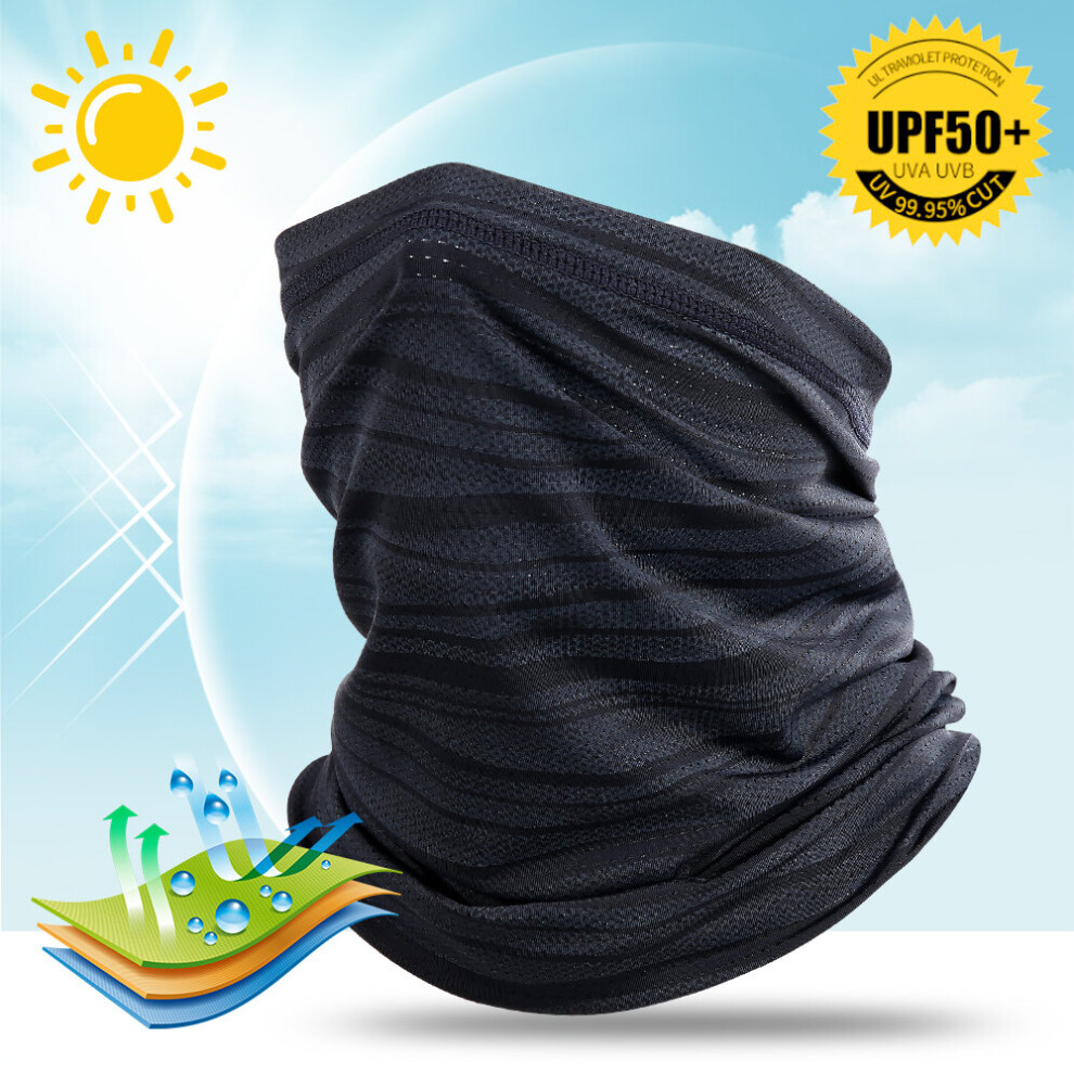 Sports Half Face Mask Sunscreen Ice Silk Neck Gaiter Cover Tube Scarves  Cycling Fishing Running Hiking Bandana Men Headscarves on OnBuy