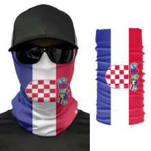 Croatia Flag Scarf Neck Face Mask Unisex Neck Warmer Seamless Bandana Headwear Cycling Hiking