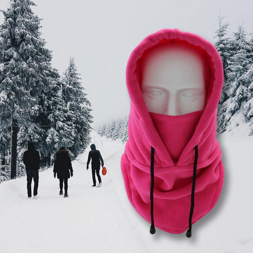Balaclava Fleece Hood Ski Mask Women Men Winter Head Warmer Windproof Hat For Cold Weather Multicoloured 885657949991