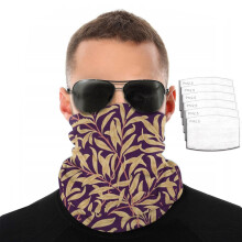 Bandana Neck Gaiter Headband Cycling Fishing Mask Scarf Vintage Willow Bough Pattern Multifunctional Outdoor Headwear