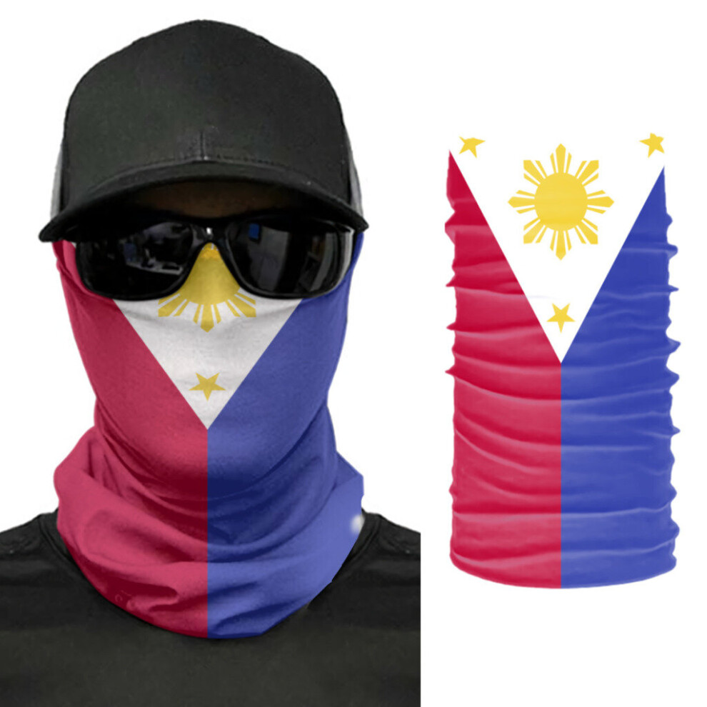 Flag Scarf Neck Face Mask Unisex Neck Warmer Seamless Bandana Headwear Cycling Hiking 885657950942