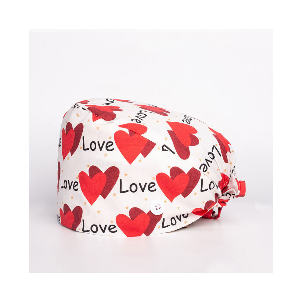 1Pc Scrub Nurse Hat Gorros Quirurgicos Floral Bouffant Sanitary Cap With Sweatband Cartoon Printing Nursing Caps Scrub Cap 885657952618