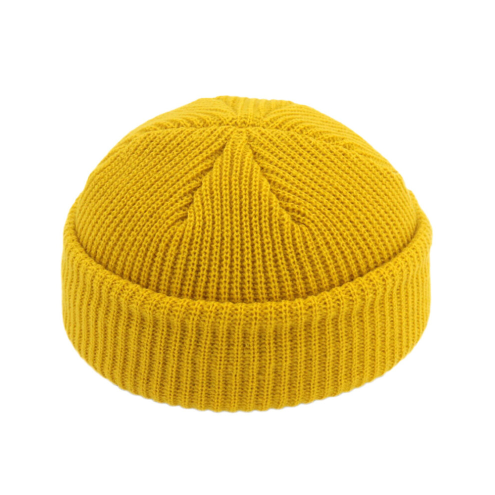 Men Winter Warm Wool Knitted Beanie SkullCap Female Hip Hop Beanies Hat Adult Beanie Casual Short Thread Elastic Unisex Hats-image-OPC-PBQQJ26-NEW