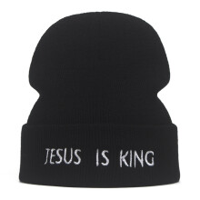 Jesus Is King embroidery winter warm Kanye West Sunday Service Beanies Knitted Skullies Caps Hip hop Hat Bonnets