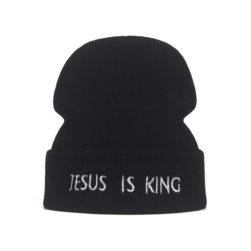 Jesus Is King embroidery winter warm Kanye West Sunday Service Beanies Knitted Skullies Caps Hip hop Hat Bonnets