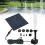 Powered Solar Fountain Garden Pond Water Feature Pump Kit Panel Pump Submersible 2