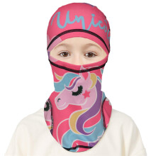 Kids Balaclava Hat Protective Face Cover Windproof Cycling Mask Ski Anti-static Girls Boys Winter Beanie Masked Hood Cap 6-12 T