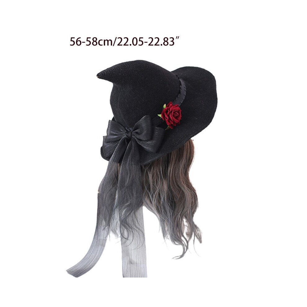 Witch Hat with Huge Brim | Adult | Womens | Black | One-Size | FUN Costumes