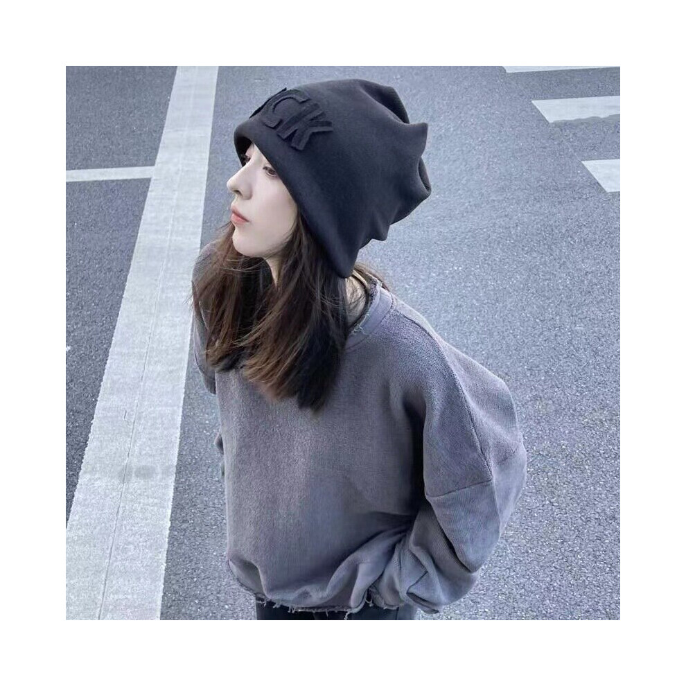 net red lucky three-dimensional letter cap pile cap warm ear protector head knitted beanie hat-image-OPC-PBQQPR7-NEW