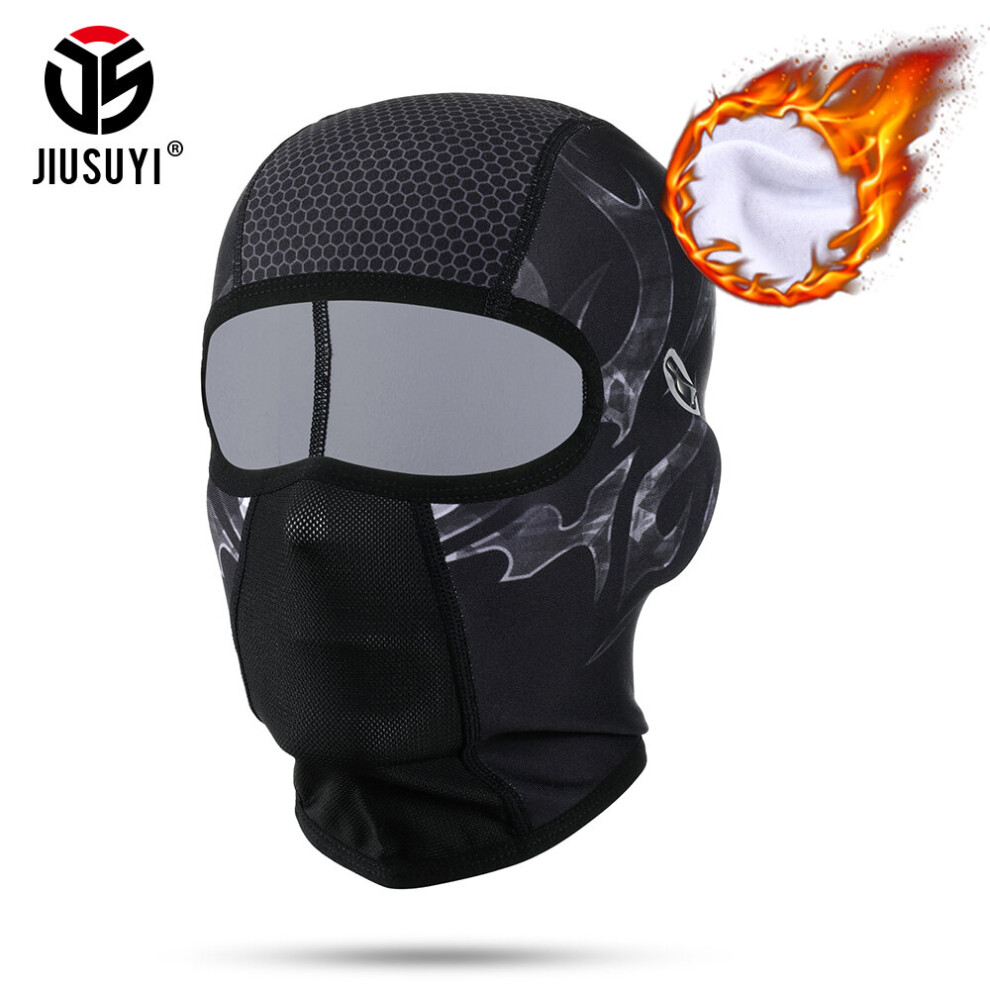 Winter Thermal Balaclava Cap Windproof Full Face Mask Cold Weather Neck Warmer Fleece Ski Scarf Helmet Liner Beanies Men Women Multicoloured 885657959600