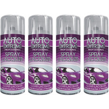 4 x 400ml Clear Lacquer Non Crack Spray Paint Car Bike Restore Metal