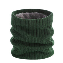 Winter Scarf For Men Women Boys Girls Adult Baby Wool Neck Scarf Thick Cotton Knitted Scarves Warm Neck Solid Ring Scarves