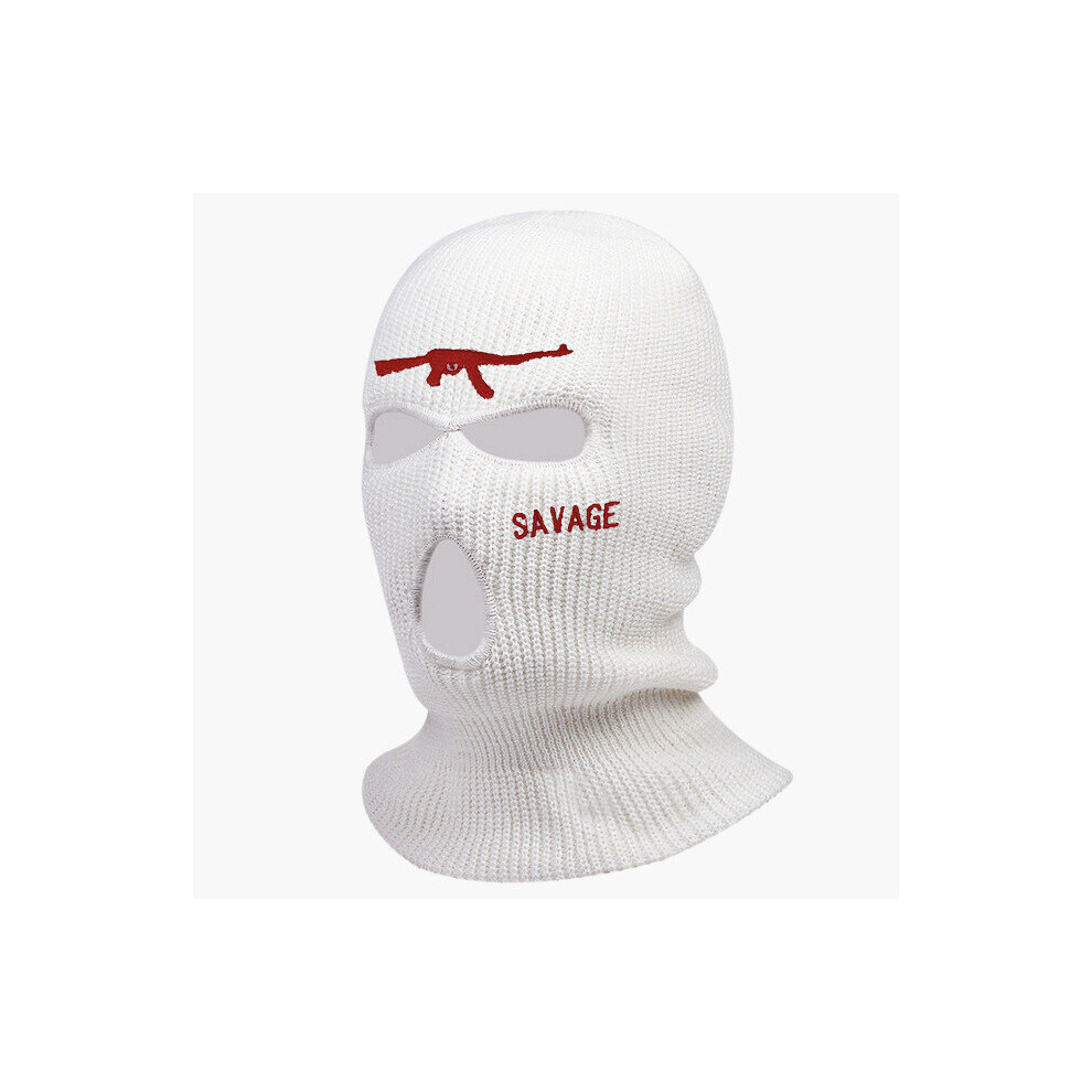 Fahison Neon Balaclava Three-Hole Ski Mask Ak47 Tactical Mask Full Face Mask Winter Hat Party Mask Embroidery Multicoloured 885657968787