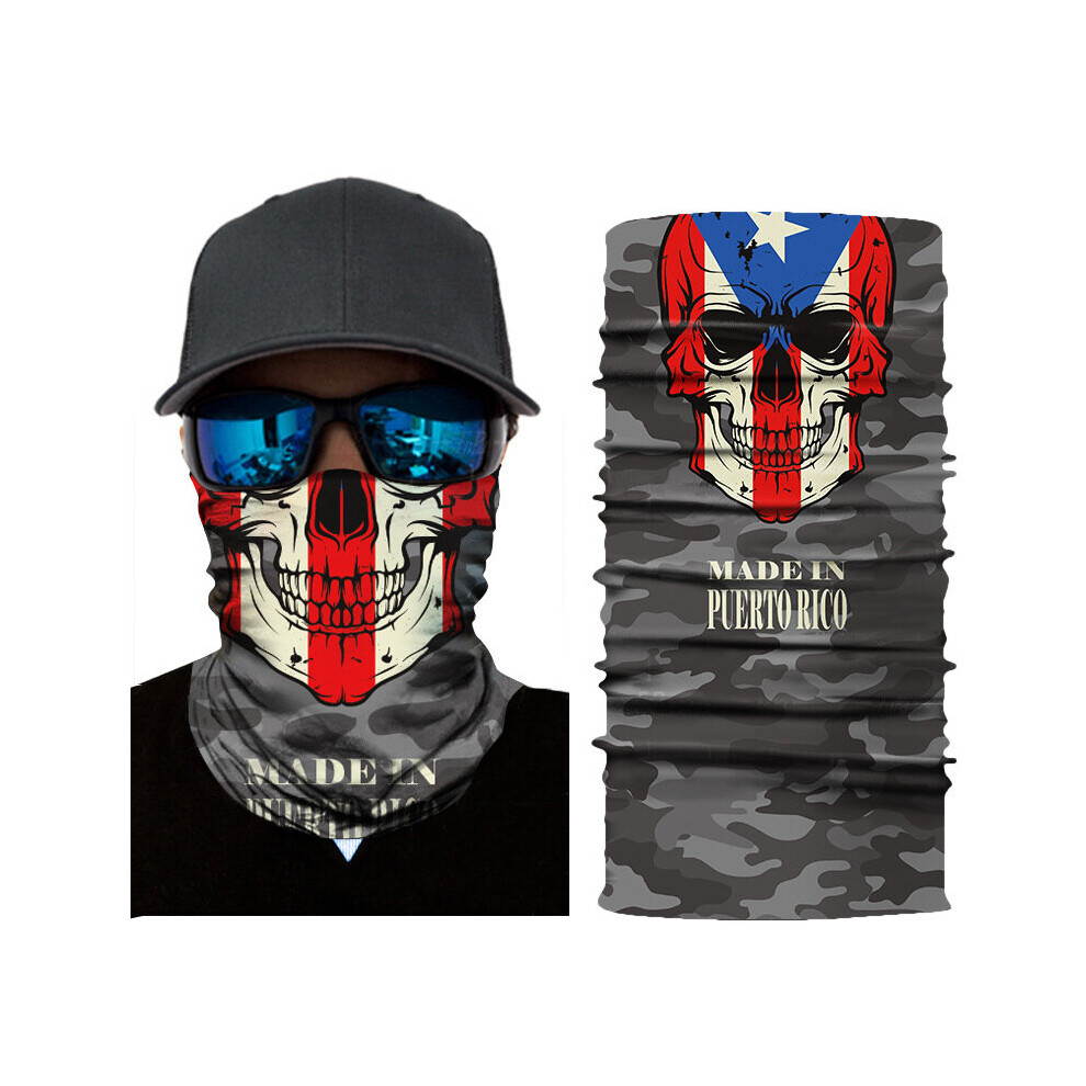 Camouflage Skull National Flag Magic Scarf Cycling Seamless Balaclava Head Scarves Headband Neck Face Warmer Motorcycle Bandanas Multicoloured 885657972814