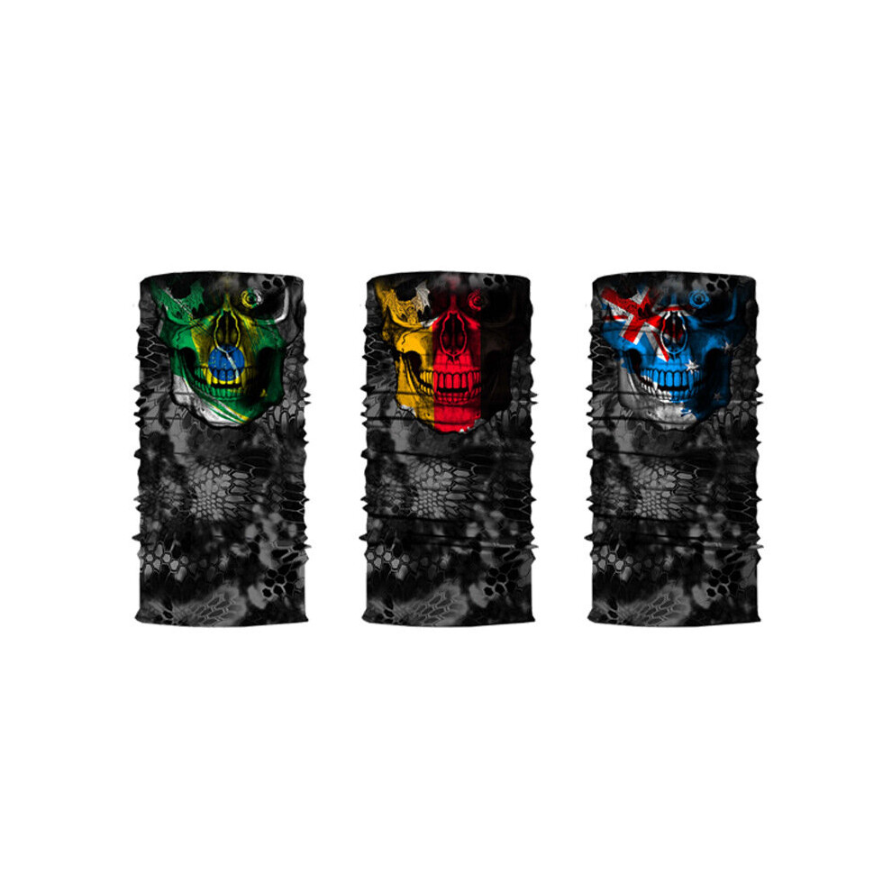 Seamless Balaclava Magic Scarf Neck Face Cover Ghost Skull Skeleton Head Bandana Shield Headband Headwear Bandanas Men Bicycle Multicoloured 885657972753