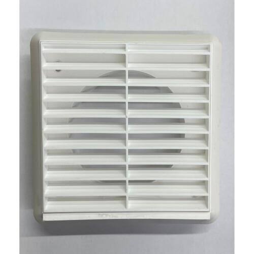 Vortice Vortice 46040 Fixed Exterior Ventilation Extractor Grille 4 Inch (White)