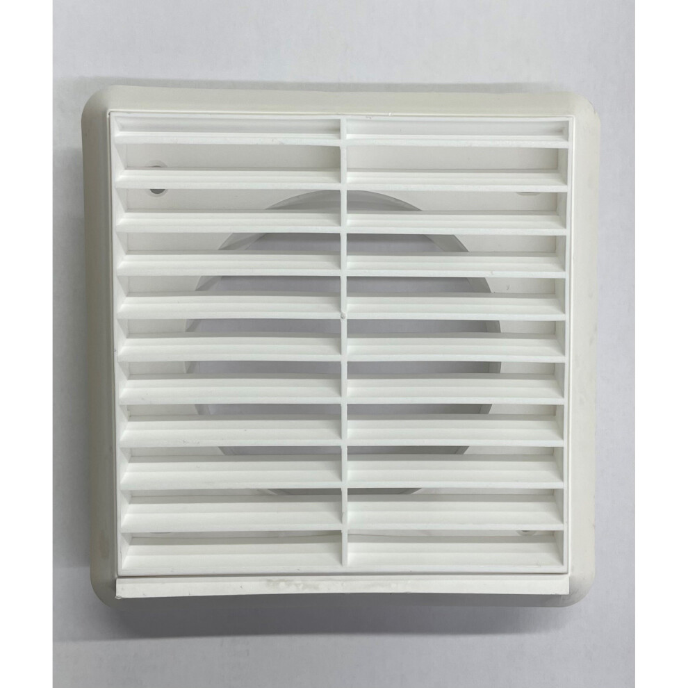Vortice 46040 Fixed Exterior Ventilation Extractor Grille 4 Inch (White)