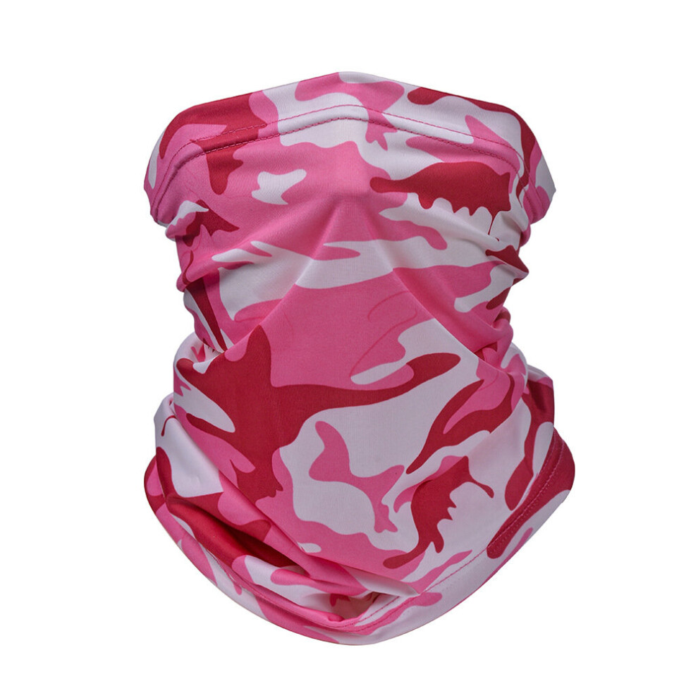 Outdoor Sports Cycling Solid Mask Sunscreen Breathable Milk Silk Turban Magic Camouflage Scarf Neck Multicoloured 885657972043