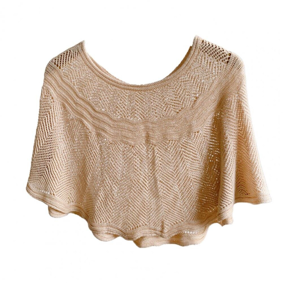 Ladies Style Cut-out Shawl Small Shawl Round Necks for Gathering-image-OPC-PBQQSZ5-NEW