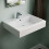 NES Home Lomond 570mm Wall Hung Rectangle Basin White 1
