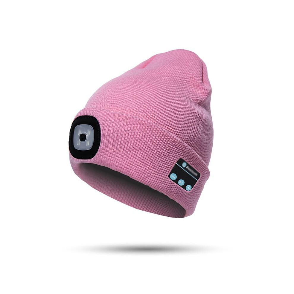 Warm Beanie Bluetooth 5.0 LED Hat Wireless Stereo Headset Music Player with MIC for Handsfree Support Dimming Rechargeable Batte-image-OPC-PBQQTJB-NEW