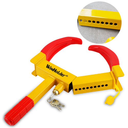 Heavy Duty Wheel Clamp Car Caravan Trailer Van Motorcycle Security Lock 1