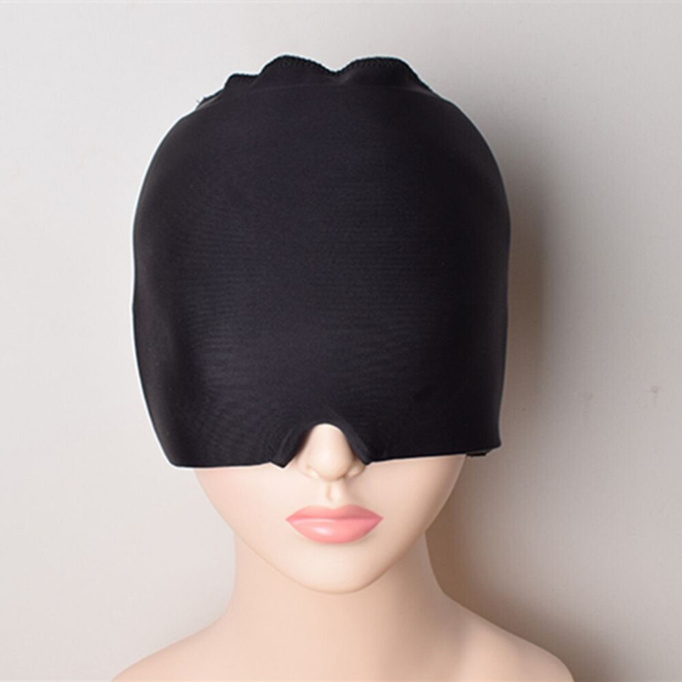 Relax Ice Compress Ice Cap Cold Compress Hood Headache Relief Hat Ice Pack Hat Headache Relief Cap Migraine Relief Hat