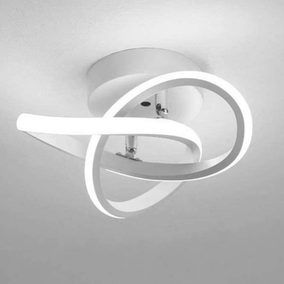 (03 White White light) LED Ceiling Lamp Corridor Balcony Black white Indoor chandelier Ceiling Light for Bedroom Living Room Aisle Decoration