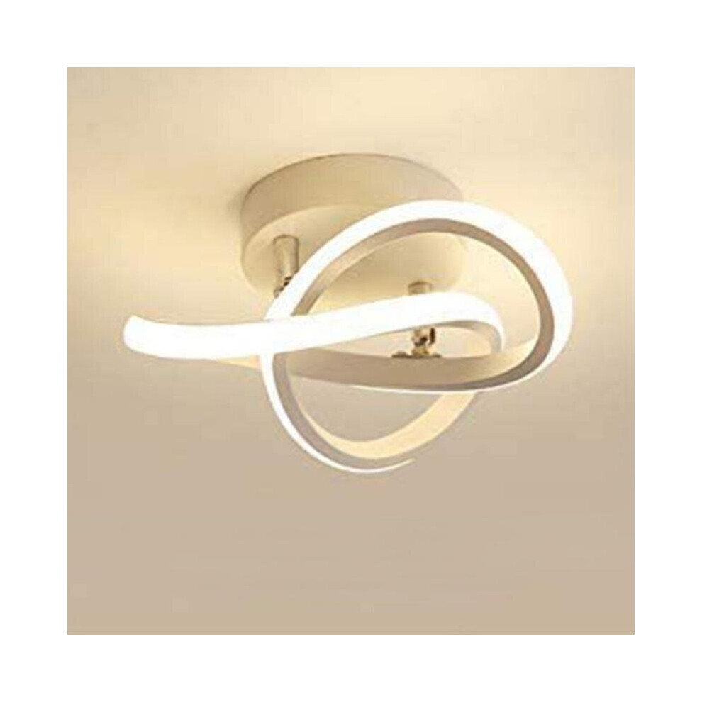 (03 White Warm light) LED Ceiling Lamp Corridor Balcony Black white Indoor chandelier Ceiling Light for Bedroom Living Room Aisle Decoration