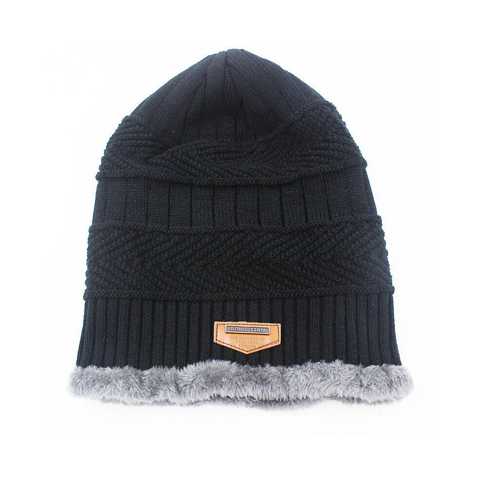 Men Autumn Knitted Winter Warm Beanie Hat Wool Ski Hats Bonnet Caps-image-OPC-PBQQW5W-NEW