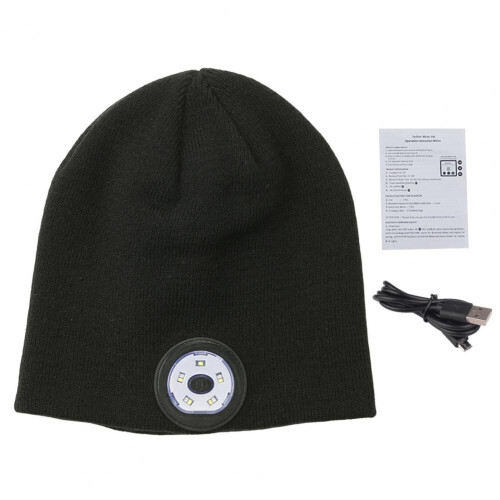 Practical Working Hat Washable Bluetooth-compatible Working Hat 3 Modes Warm Beanie Hat for Outdoor
