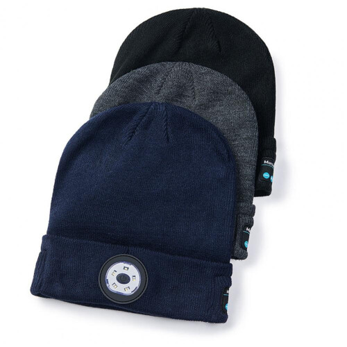 Practical Working Hat Washable Bluetooth-compatible Working Hat 3 Modes Warm Beanie Hat for Outdoor 1