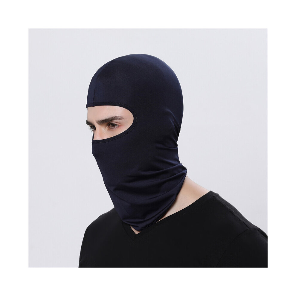 Full Face Mask Balaclava Ski Neck Summer Sun Ultra Uv Protection Windproof Scarf Black 885657993680