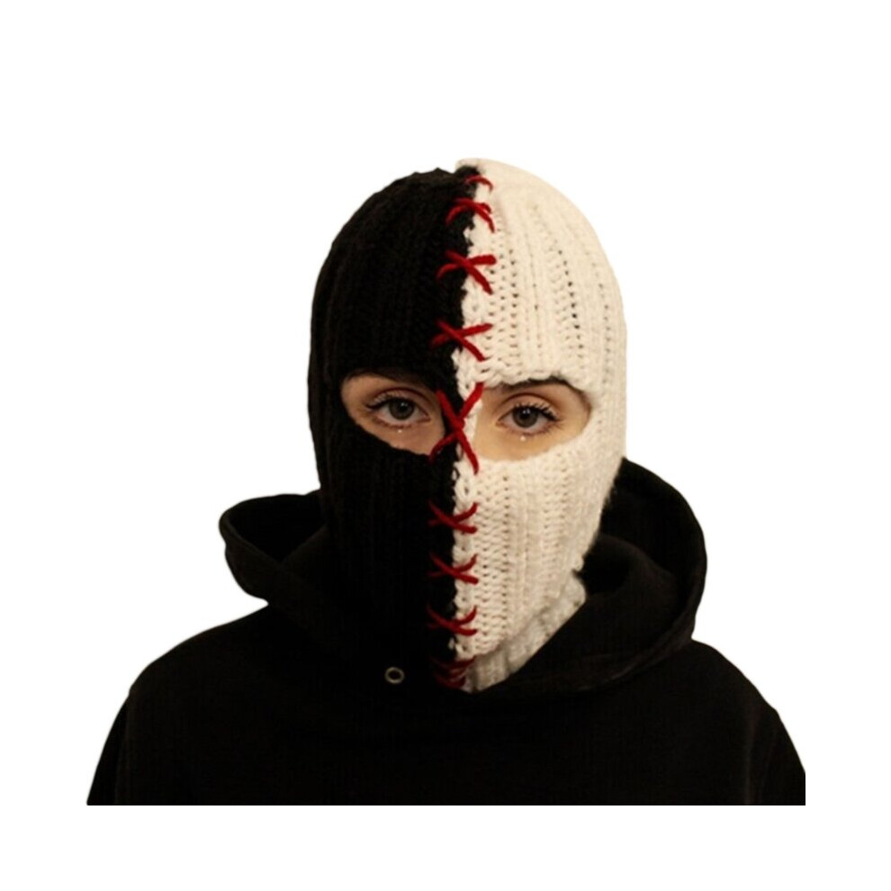 Balaclava Hat Horrid Skull Crochet Hat Caps For Women Men Cosplay Picture Props Multicoloured 885657995943