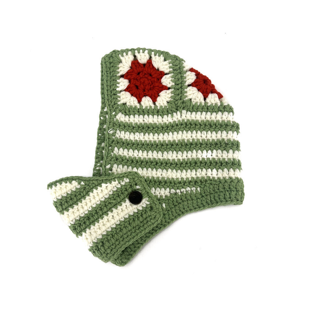 Winter Balaclava Mask Hat Full Face Army Tactical Mask Ski Beanie Hat Motorbike Motorcycle Helmet Warm Wool Knitted Cap Green 885657998449