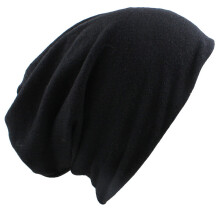Autumn Winter Dual-use Hats For Women Girl Scarf Solid Thin Ladies Feminino Skullies Beanies HT078