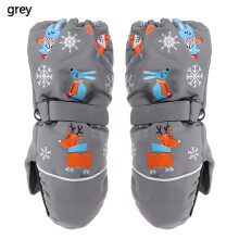 2-6 Kids Winter Warm Gloves Windproof Children Boys Girls Ski Cycling Climbing Outdoor Gloves Waterproof Anti-slip Mittens