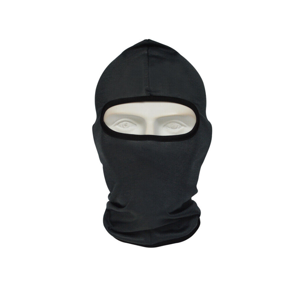 Anti Pollution Bike Motorcycle Riding Full Face Cover Windproof Ski Cold Weather Mouth Warmer Snowboarding Balaclava Solid Black 885658008017
