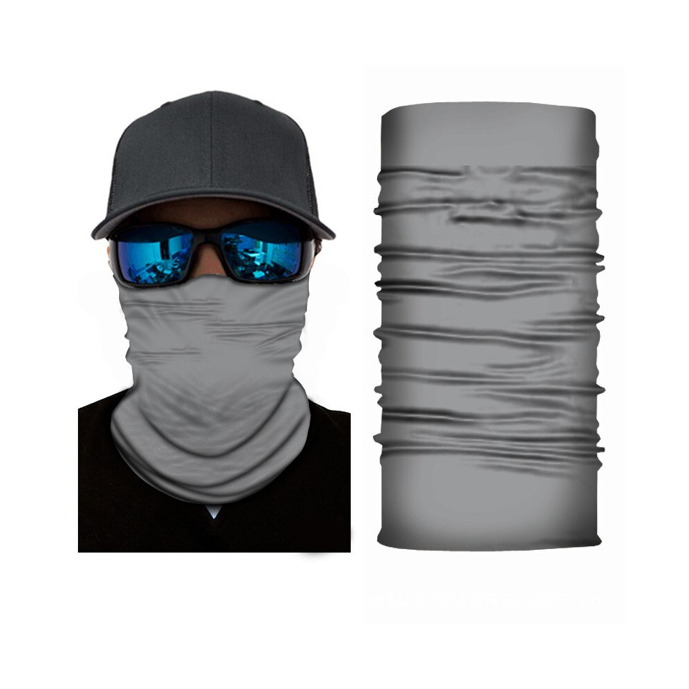 Unisex 7 Polyester Face Shield Mask Sport Neck Gaiter Scarf Seamless Solid Riding Magic Headband 885658009656