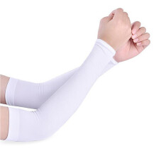 Sun UV Protection Arm Sleeve Breathable Unisex Driving Half Finger Arm Sleeves Summer Ice Silk Sunscreen Long Gloves