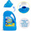 Grafix 1.8L Bubble Solution with Funnel - Assorted Colors, Ideal for Bubble Machines & Toys 4