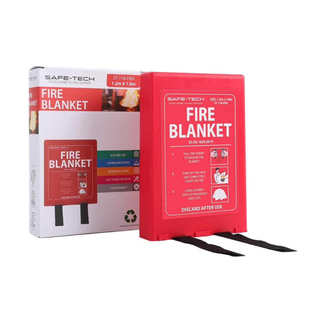 Fire Blanket Hard Pack 1.2x1.8m