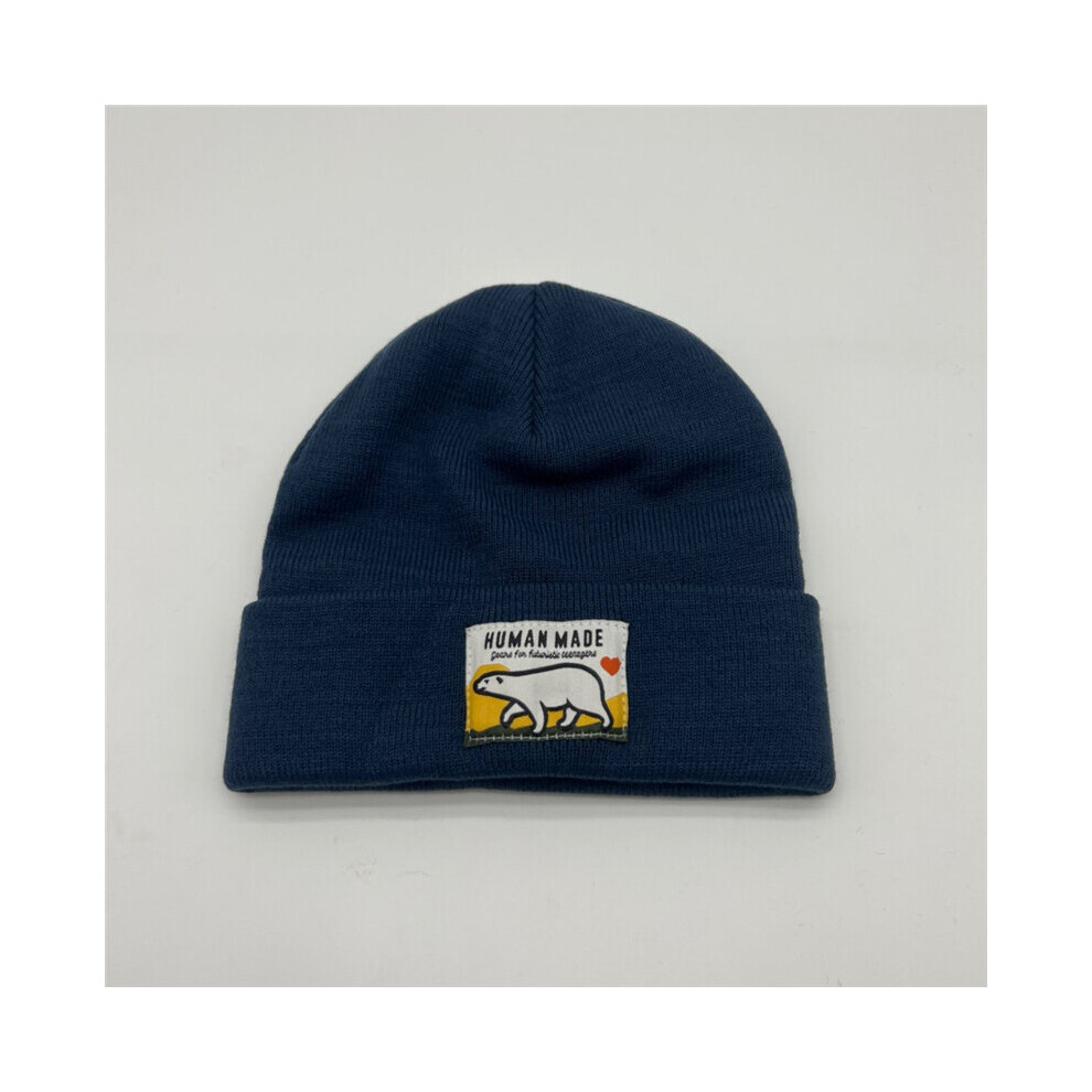 Human Knitted Hat Embroidered Polar Bear Men Women Beanies Caps-image-OPC-PBQR5KX-NEW