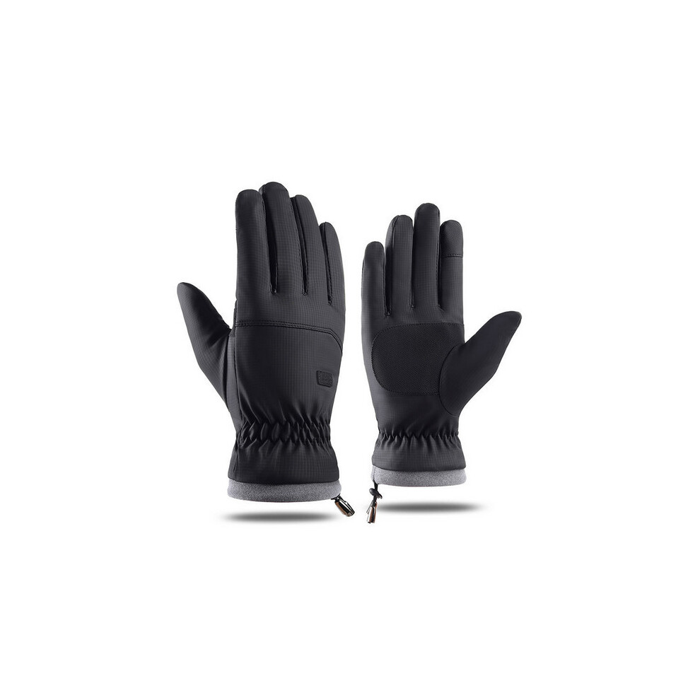 Cycling Gloves Winter Motorcycle Gloves Touchscreen Thicken Ski Gloves Winter Warm Anti Slip Gloves For Cycling Climbing Skiing Black 885658025540