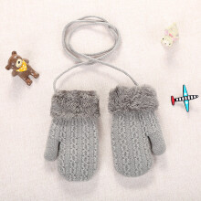 1-3 Years Old Mittens For Children Winter Warm Baby Gloves Kids Mittens Wool Knitted Rope Full Finger Boys Girls Accessories