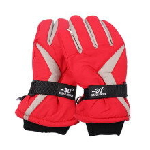 Winter Cartoon Non-slip Windproof Sports Mittens Thick Warm Kids Ski Gloves