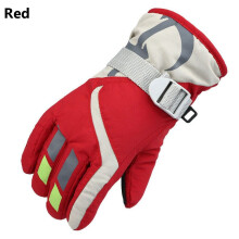 Winter Skiing Gloves Children Boys Girls Waterproof Warm Kids Breathable Snowboarding Gloves Outdoor Riding Mittens