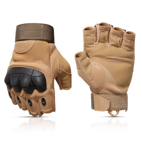 Sand color1 White XL Outdoor Military Tactical Gloves Sports Shooting Airsoft Motorcycle Riding Gloves Half Finger Men s Non slip Gloves on OnBuy